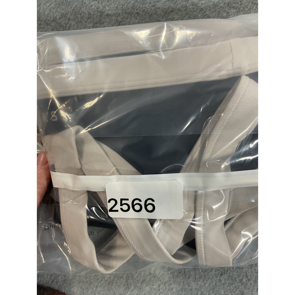 LSKD Always You Sports Bra Black Cream Colorblock Athletic Crop Top 2566 - Picture 6 of 6